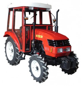 mini traktori DongFeng DF-244 (с кабиной) ominaisuudet, kuva