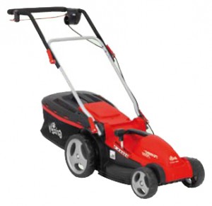 lawn mower Grizzly ERM 1438 G Characteristics, Photo