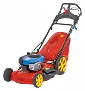 self-propelled lawn mower Wolf-Garten Blue Power 53 A HW ES Characteristics, Photo