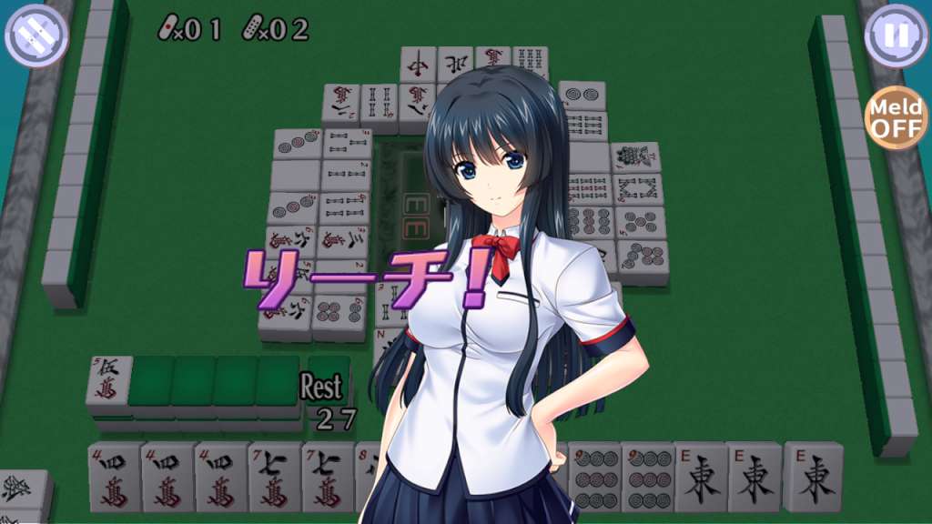 Mahjong Pretty Girls Battle: School Girls Edition Steam CD Key, 2.09 usd