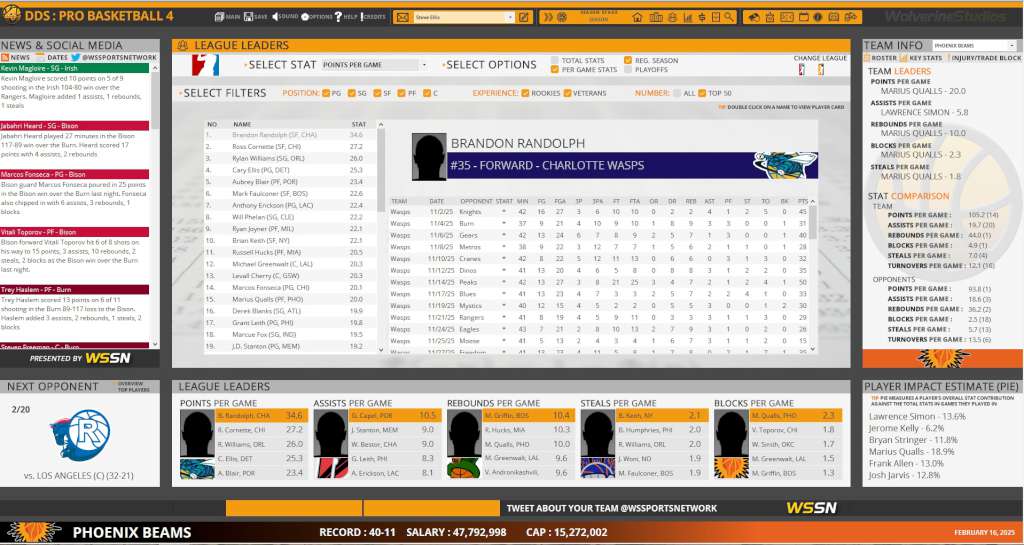 Draft Day Sports Pro Basketball 4 Steam CD Key, 0.93 usd