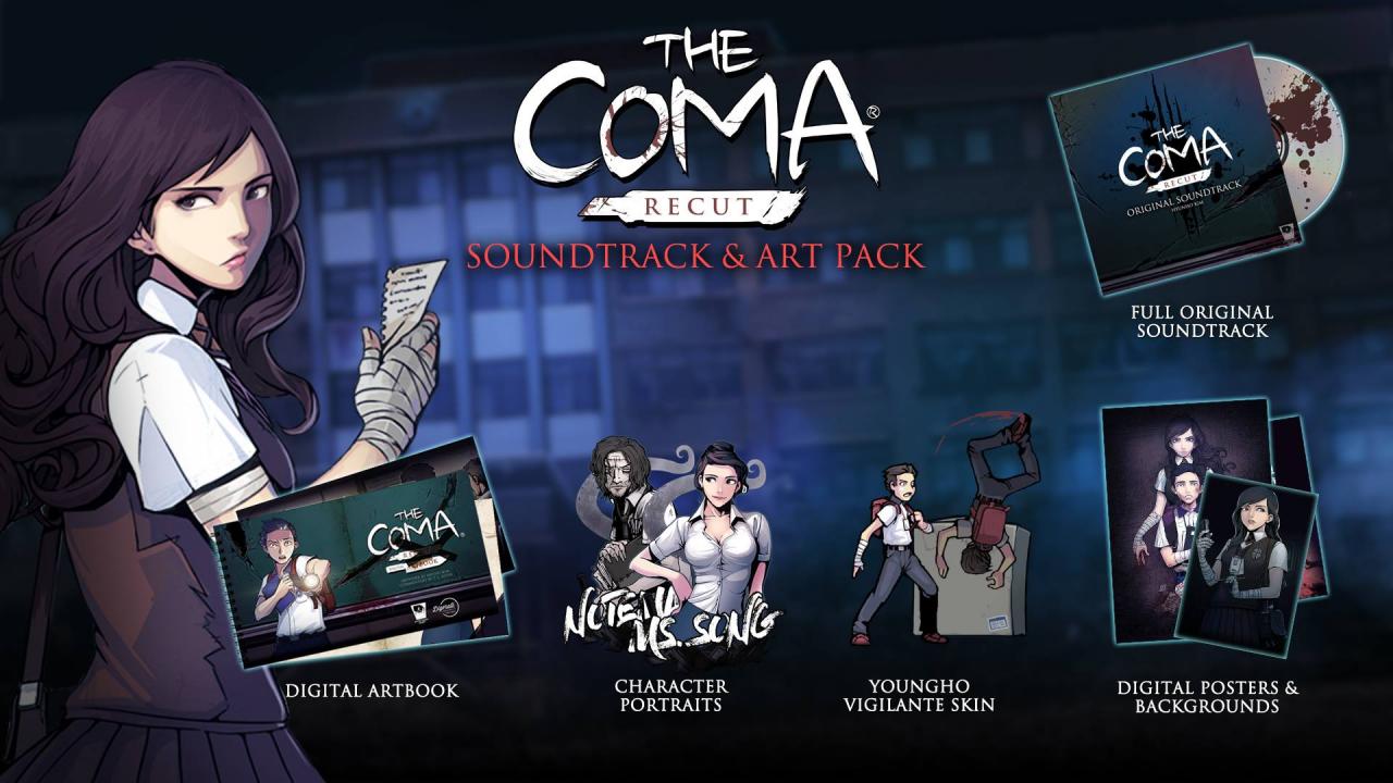 The Coma: Recut - Soundtrack & Art Pack DLC Steam CD Key, 1.53 usd