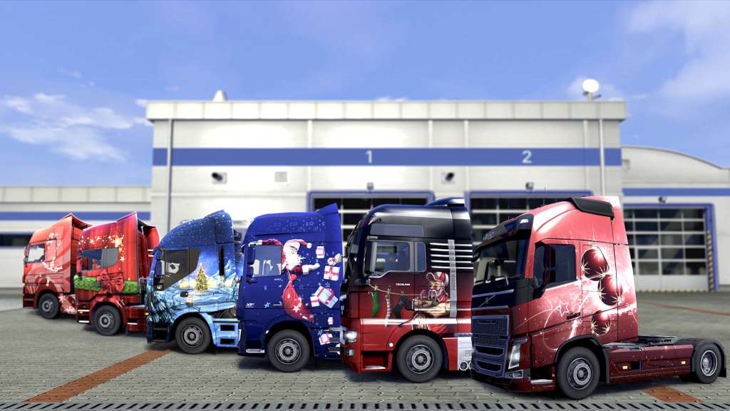 Euro Truck Simulator 2 - Christmas Paint Jobs Pack Steam CD Key, 1.12 usd
