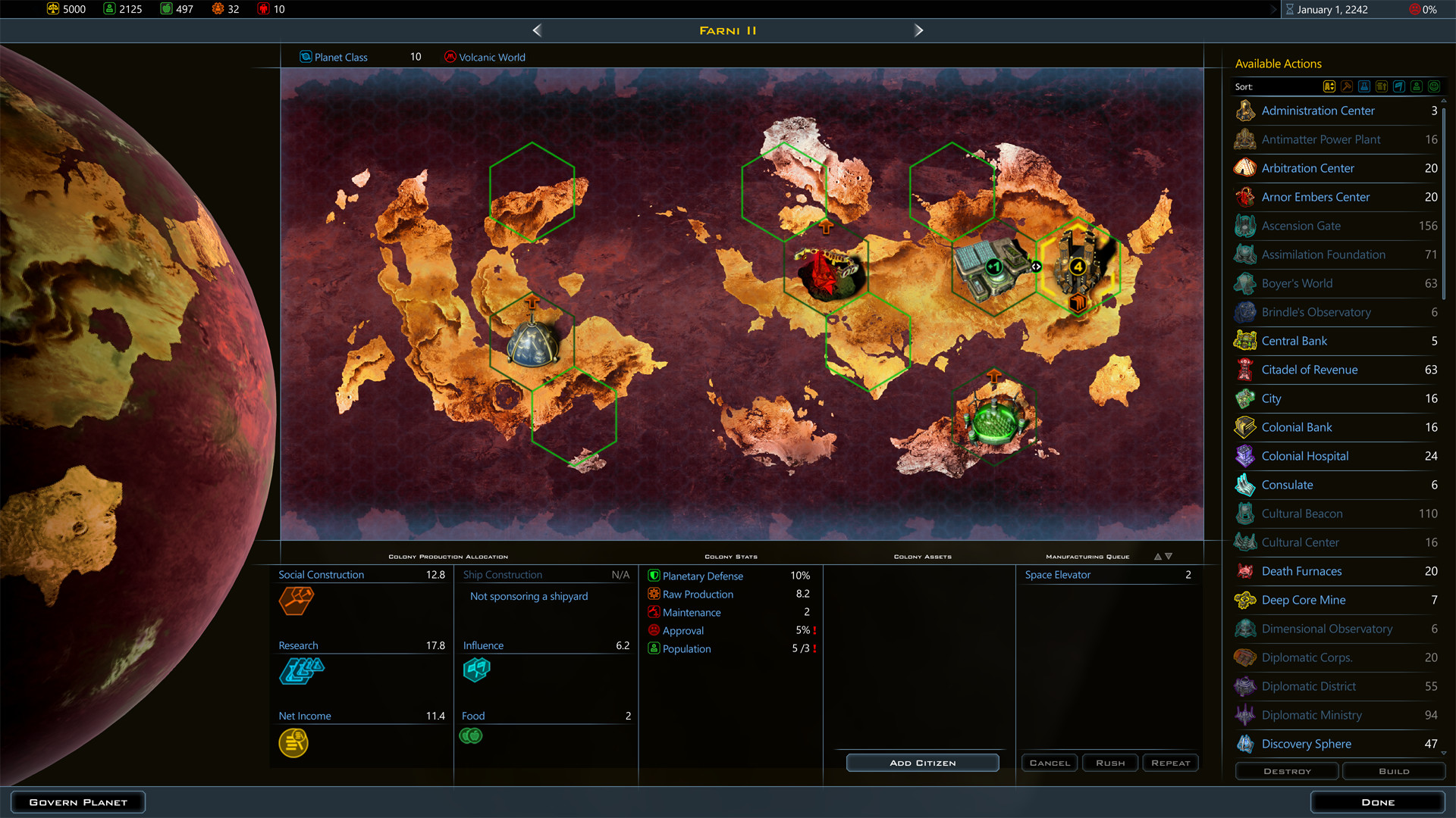 Galactic Civilizations III - Worlds in Crisis DLC Steam CD Key, 5.64 usd