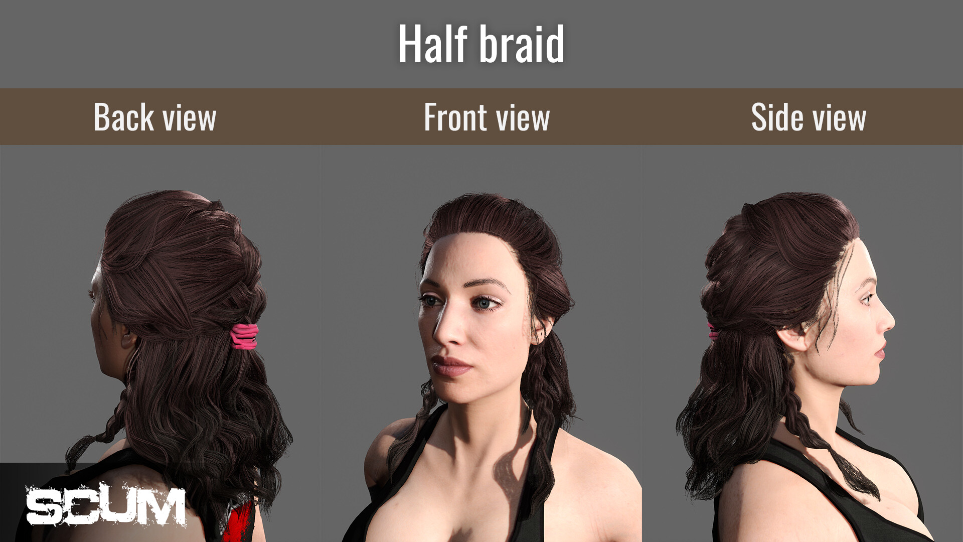 SCUM - Female Hair Pack DLC Steam CD Key, 3.46 usd