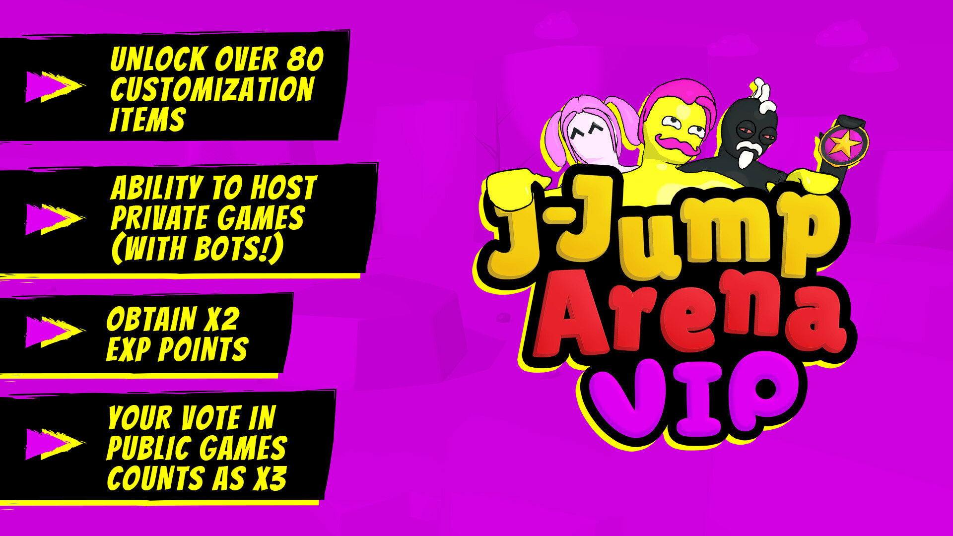 J-Jump Arena - VIP Upgrade DLC Steam CD Key, 3.38 usd