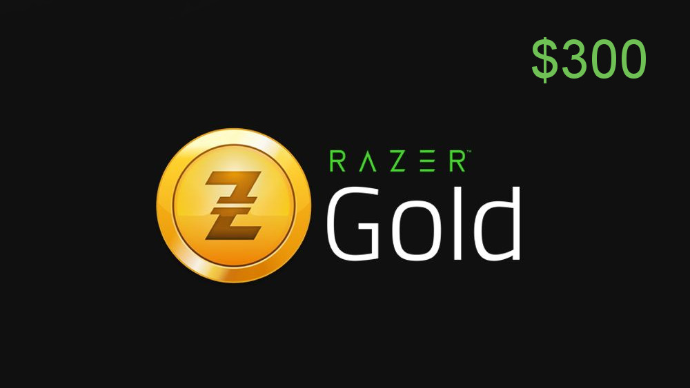 Razer Gold $300 Global, 316.16 usd