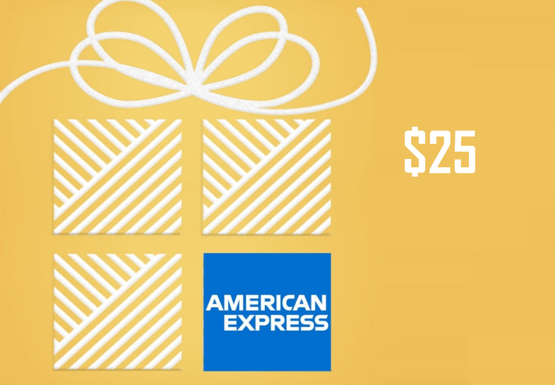 American Express $25 USD Gift Card, 33.25 usd