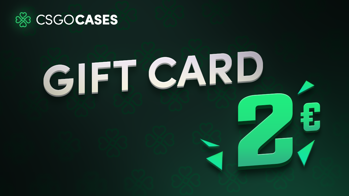 CsgoCases - 2€ Gift Card, 2.58 usd
