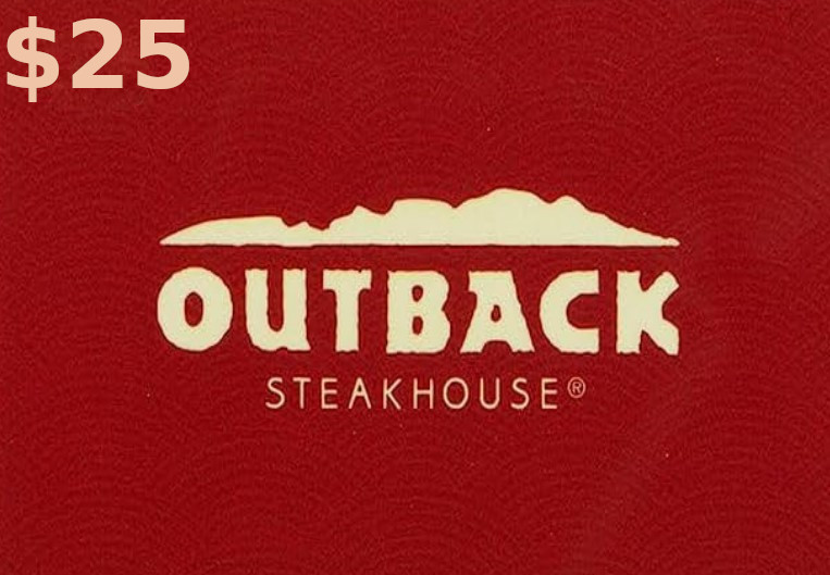 Outback Steakhouse $25 Gift Card US, 19.21 usd
