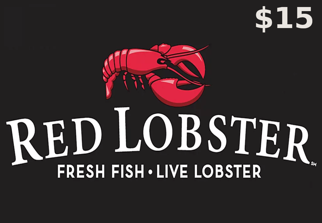 Red Lobster $15 Gift Card US, 11.3 usd