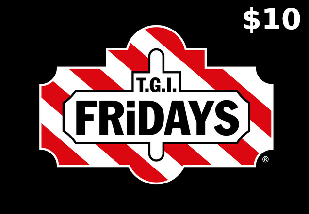 T.G.I. Fridays $10 Gift Card US, 7.91 usd