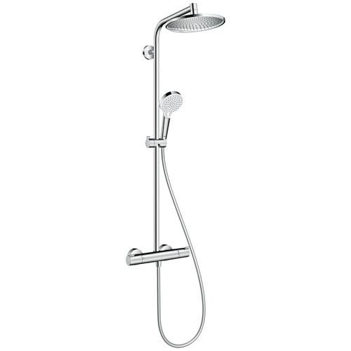 фотография Hansgrohe Crometta S 240 1jet Showerpipe 27267000,  хром хром 1600 мм, купить за 56000 руб онлайн