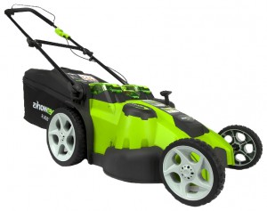 gräsklippare Greenworks 2500207 G-MAX 40V 49 cm 3-in-1 egenskaper, Fil