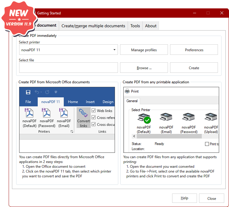 novaPDF Lite 11 Key (Lifetime  / 1 PC), 4.24 usd