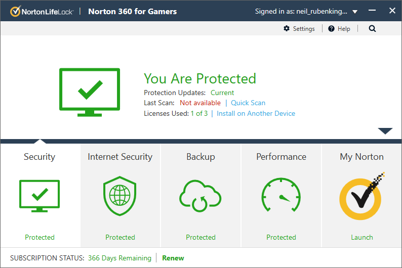 Norton 360 for Gamers 2021 EU Key (1 Year / 3 Devices), 9.02 usd