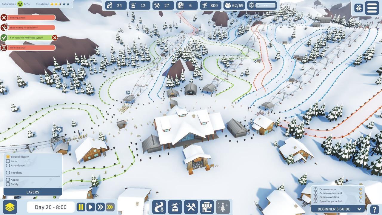 Snowtopia: Ski Resort Builder Steam CD Key, 0.4 usd