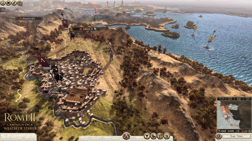 Total War: ROME II - Wrath of Sparta DLC Steam CD Key, 7.24 usd