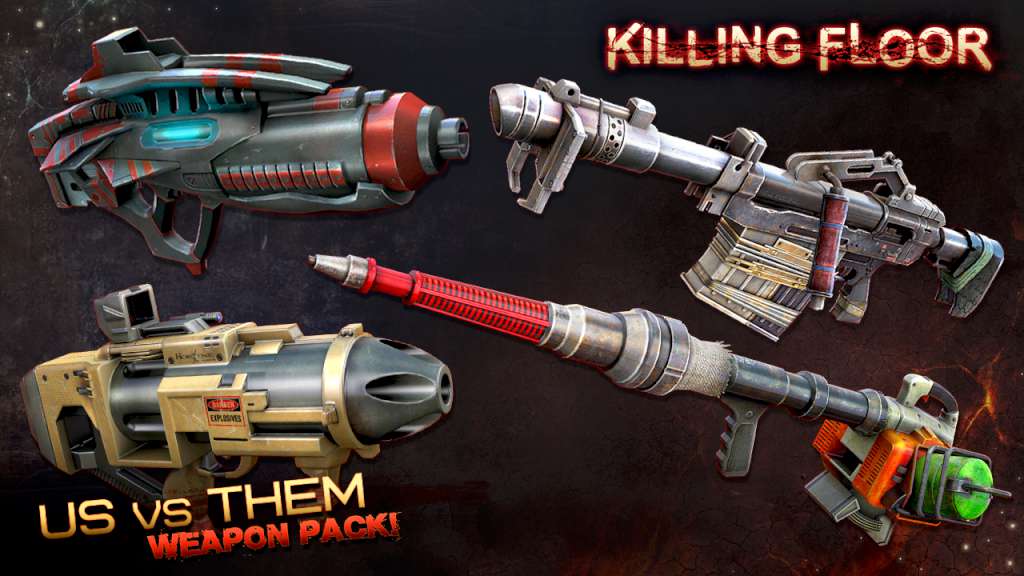 Killing Floor - Community Weapons Pack 3 - Us Versus Them Total Conflict Pack DLC Steam CD Key, 0.85 usd