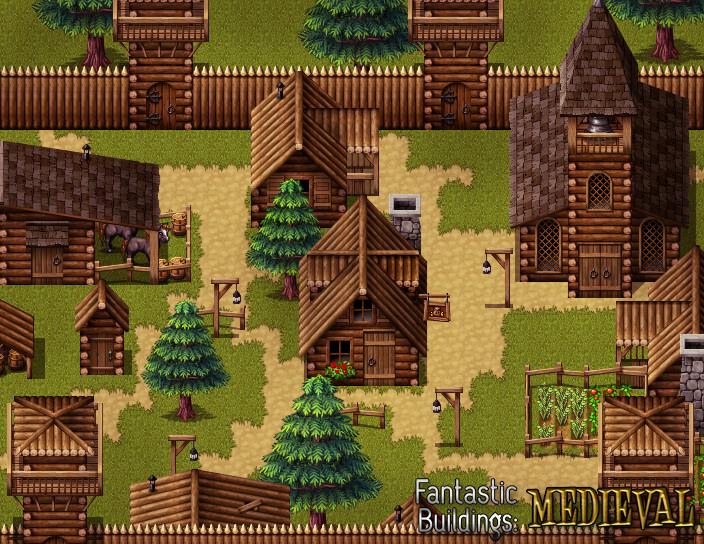 RPG Maker VX Ace - Fantastic Buildings: Medieval Steam CD Key, 6.54 usd
