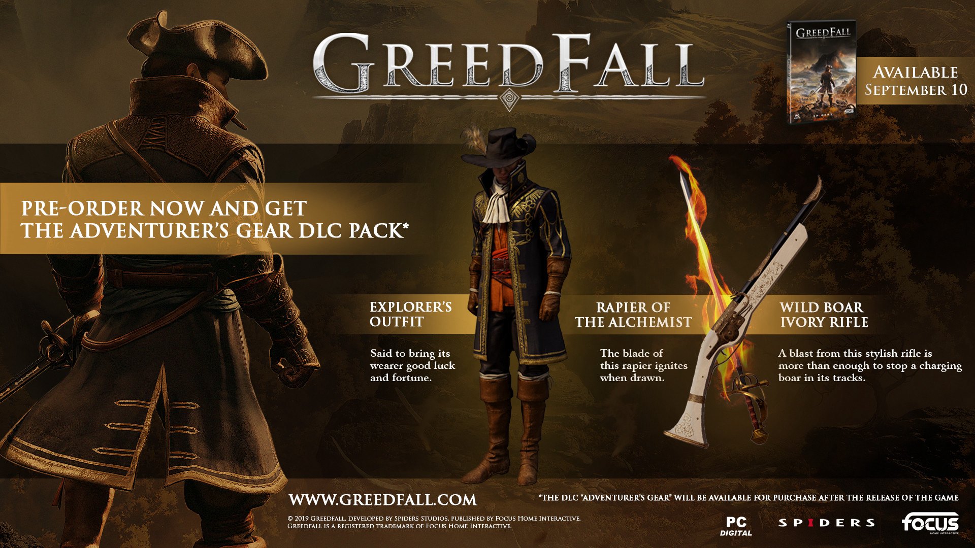 GreedFall Gold Edition EU XBOX One CD Key, 19.55 usd