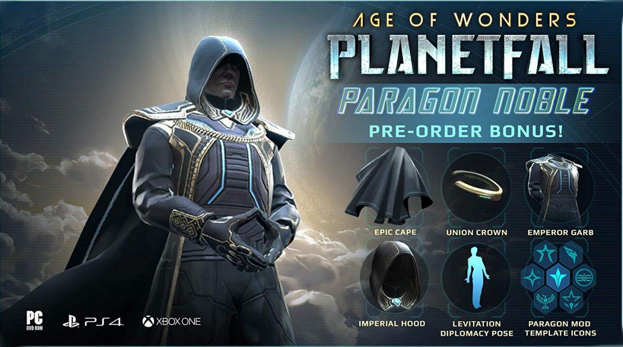 Age of Wonders: Planetfall - Paragon Set DLC Steam CD Key, 11.28 usd
