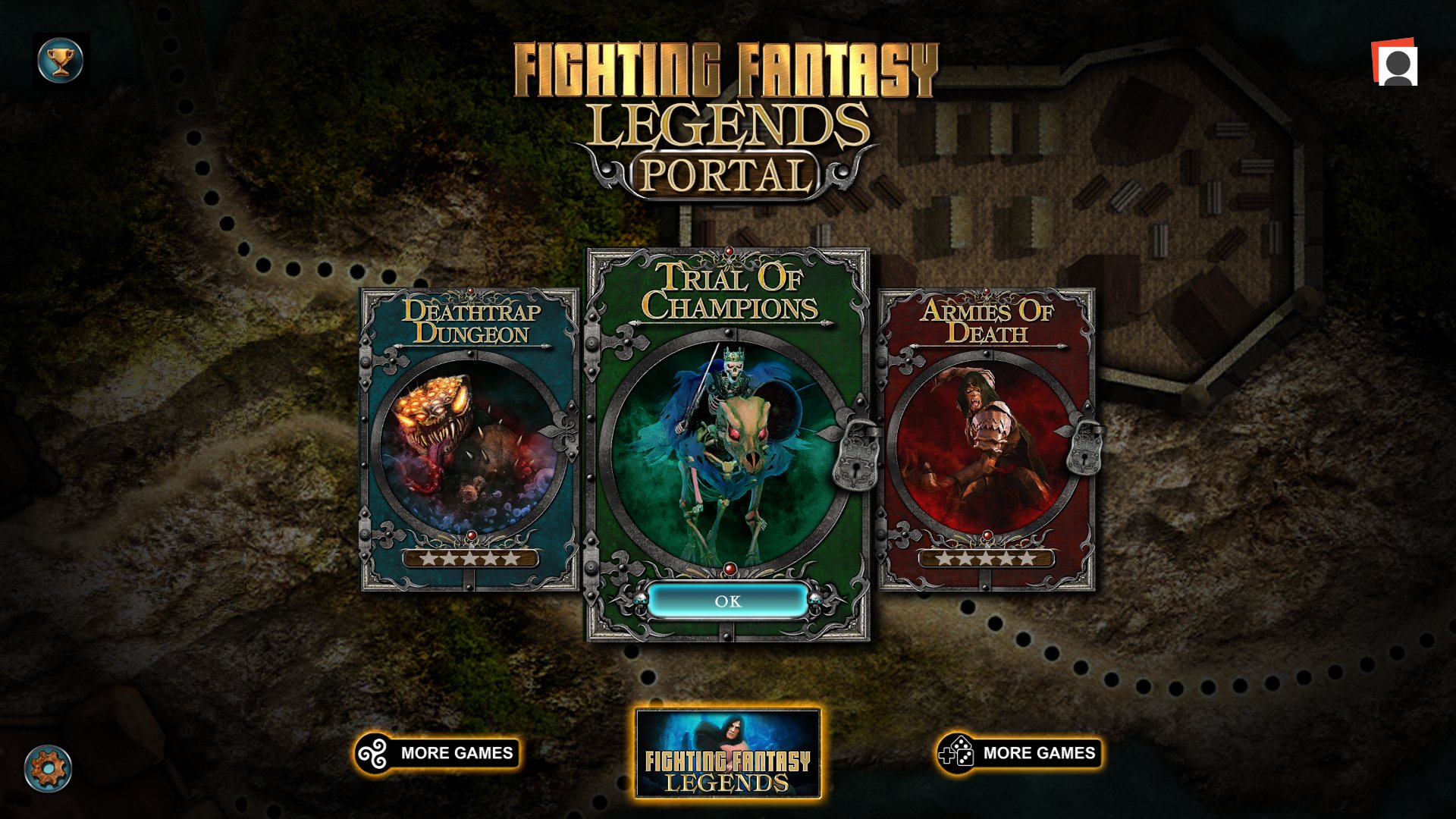 Fighting Fantasy Legends Portal Steam CD Key, 2.14 usd