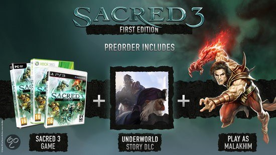 Sacred 3 First Edition EU Steam CD Key, 2.24 usd