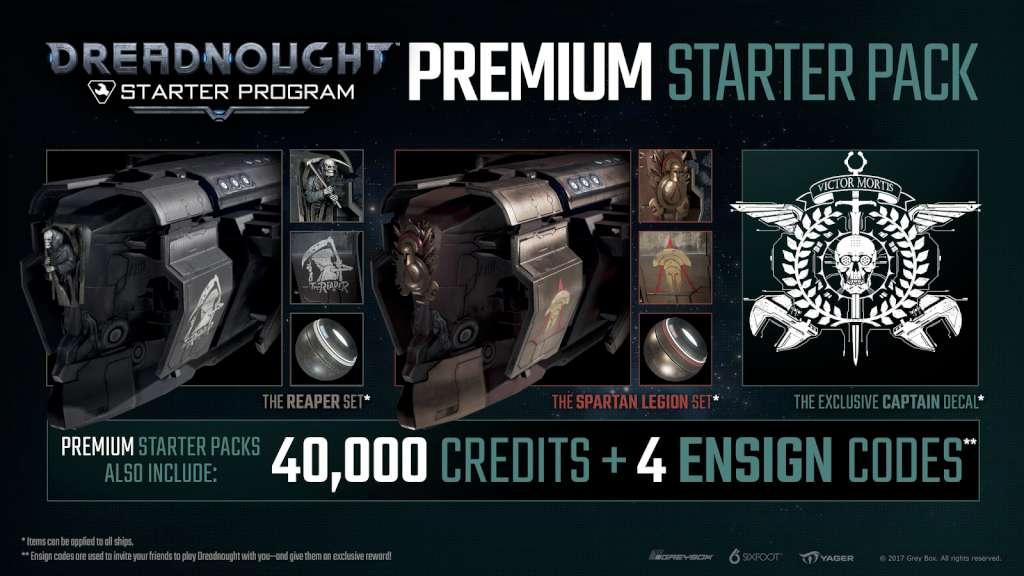 Dreadnought - Premium Starter Pack DLC Activation CD Key, 0.72 usd