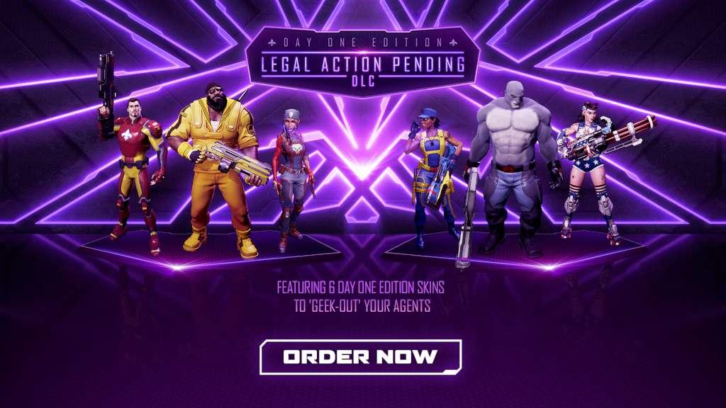 Agents of Mayhem - Legal Action Pending Day One Edition Steam CD Key, 0.8 usd