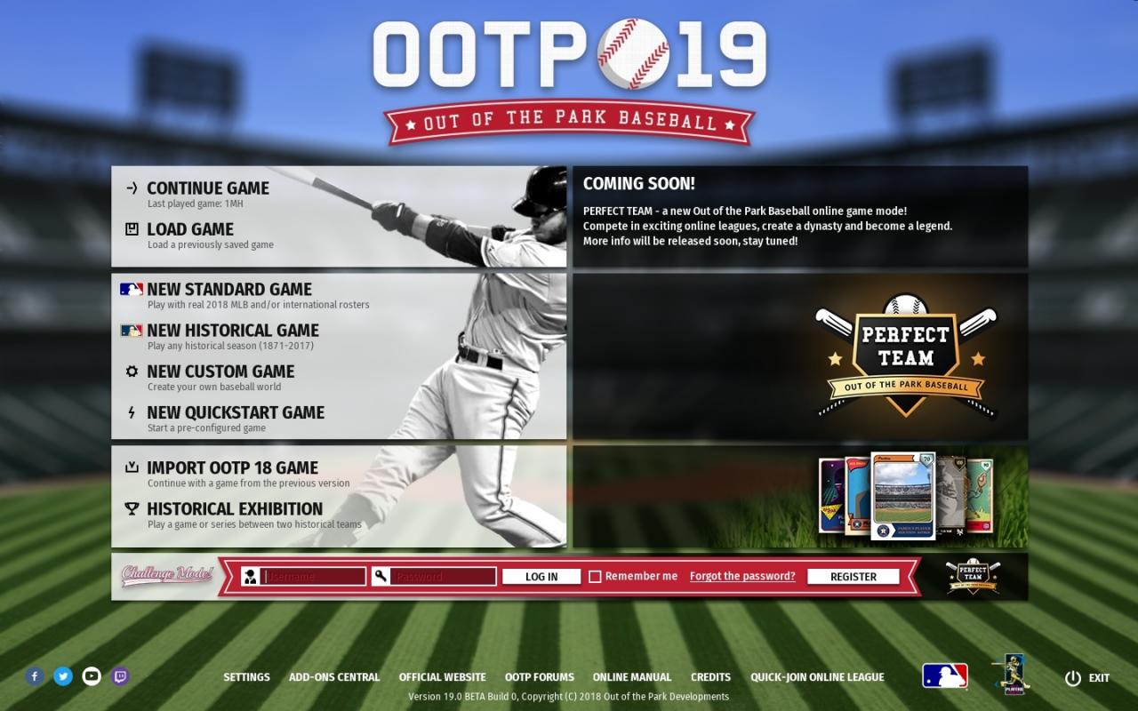 Out of the Park Baseball 19 Steam CD Key, 135.58 usd