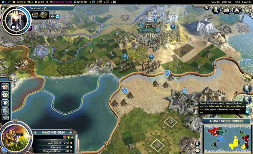 Sid Meier's Civilization V + Gods and Kings Expansion Steam CD Key, 2.55 usd