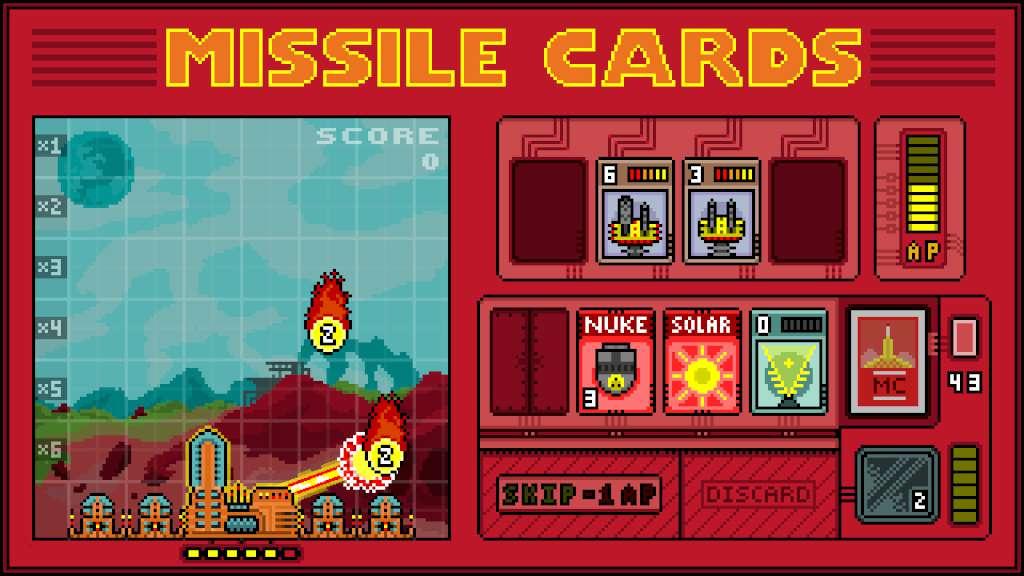 Missile Cards Steam CD Key, 0.95 usd