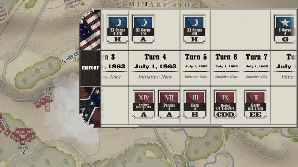 Gettysburg: The Tide Turns Steam CD Key, 10.17 usd