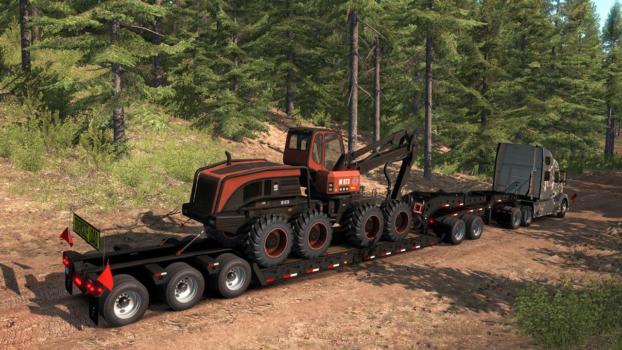 American Truck Simulator - Forest Machinery DLC EU Steam Altergift, 3.34 usd