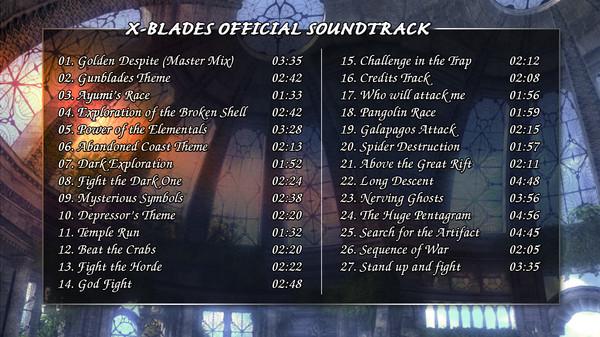 X-Blades - Soundtrack DLC Steam CD Key, 0.55 usd