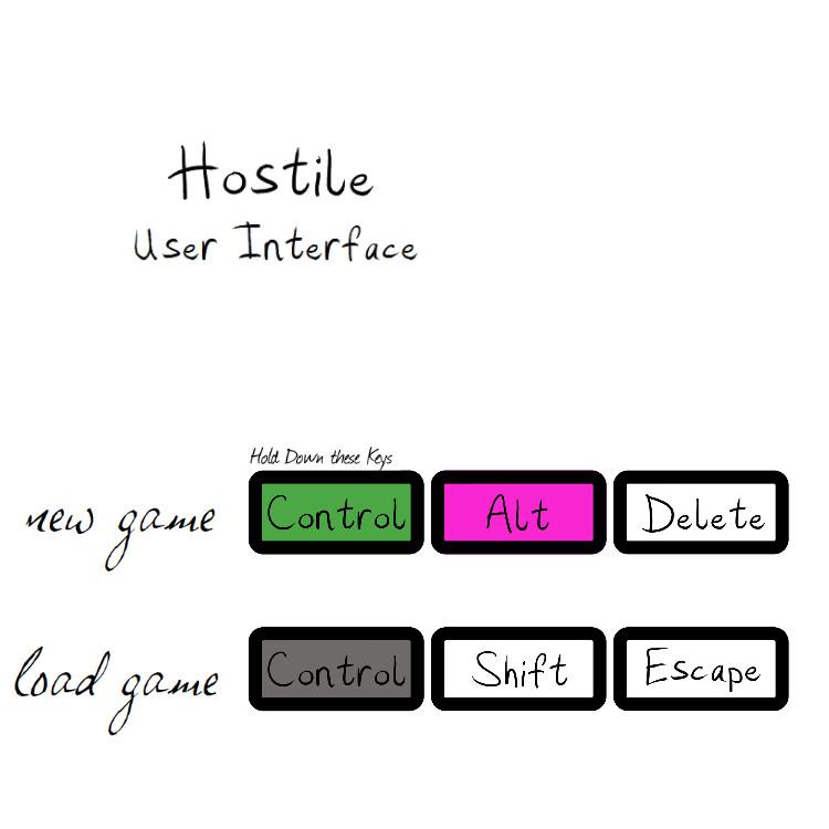 Hostile User Interface Steam CD Key, 0.99 usd