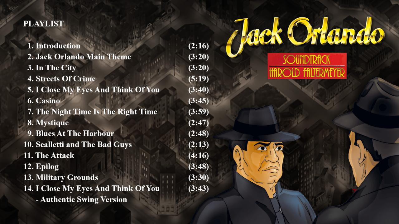 Jack Orlando - Soundtrack DLC Steam CD Key, 1.13 usd