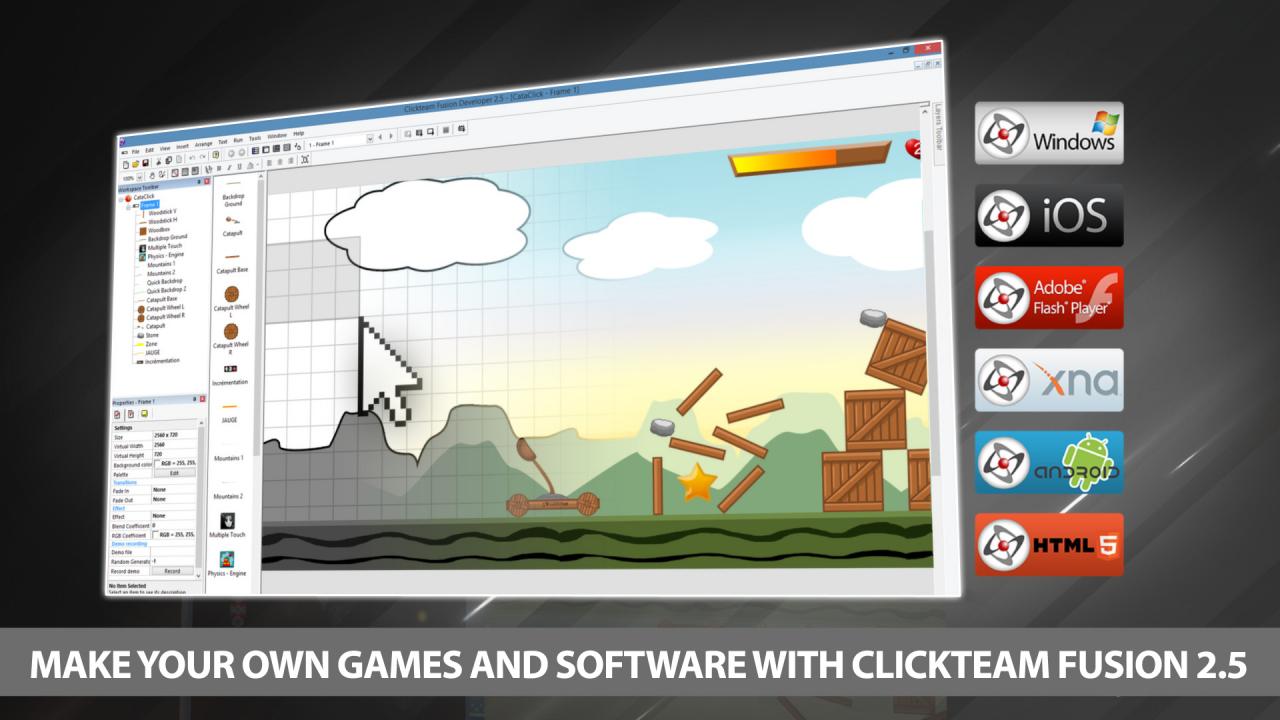 HTML5 Exporter for Clickteam Fusion 2.5 DLC Steam CD Key, 12.83 usd