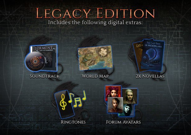 Torment: Tides of Numenera - Legacy Edition Upgrade DLC Steam CD Key, 32.76 usd
