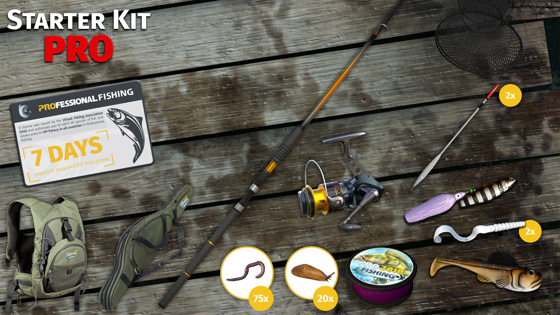 Professional Fishing - Starter Kit Pro DLC Steam CD Key, 1.02 usd