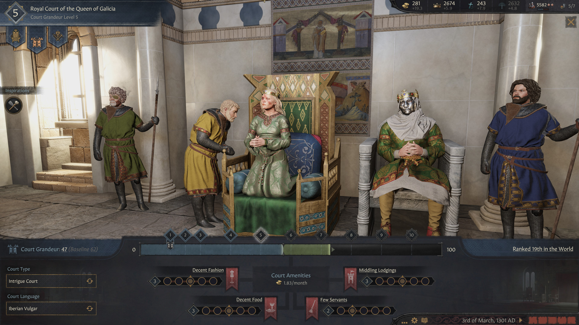 Crusader Kings III - Royal Court DLC Steam CD Key, 18.28 usd