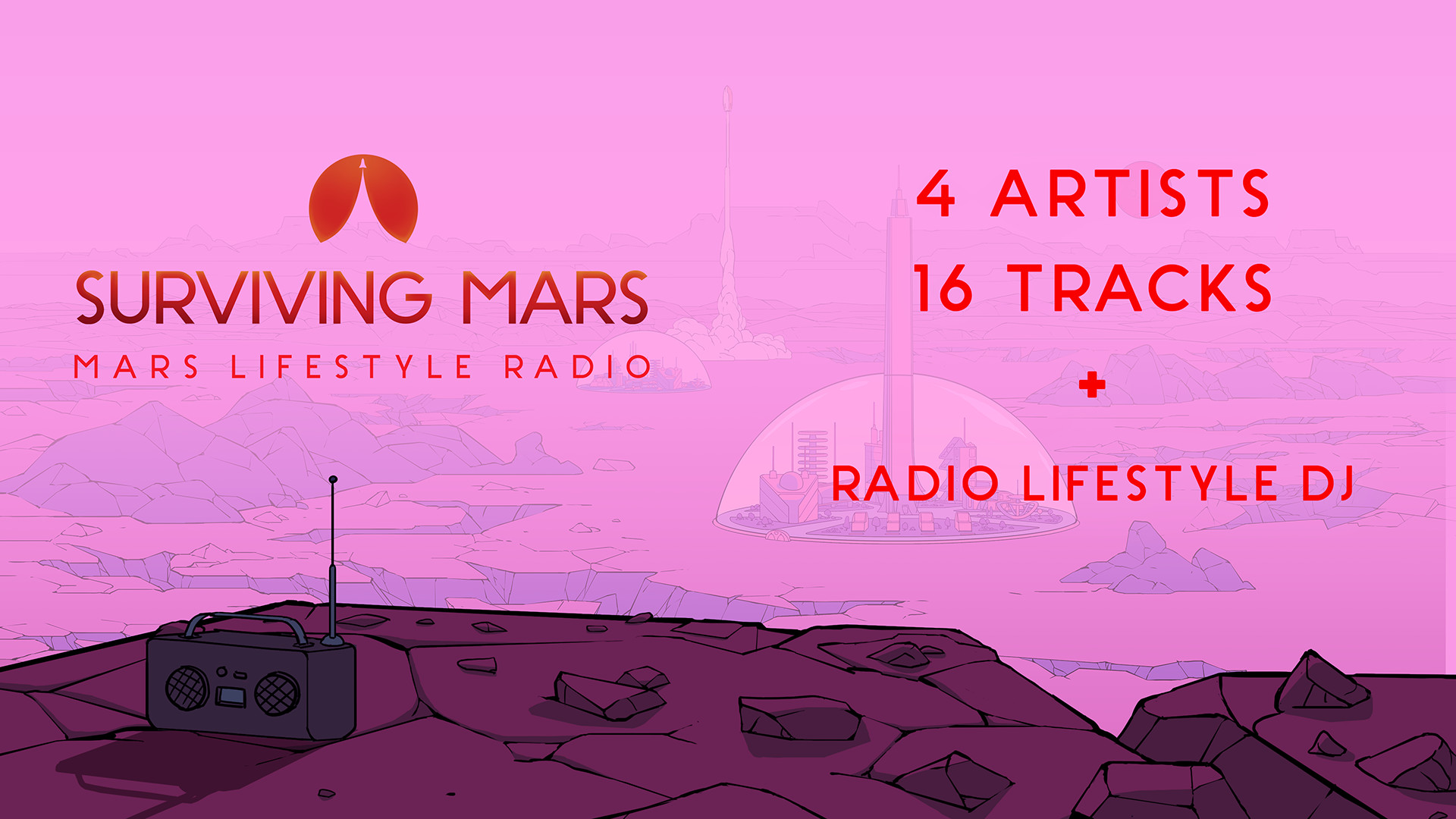 Surviving Mars - Mars Lifestyle Radio DLC Steam CD Key, 5.12 usd