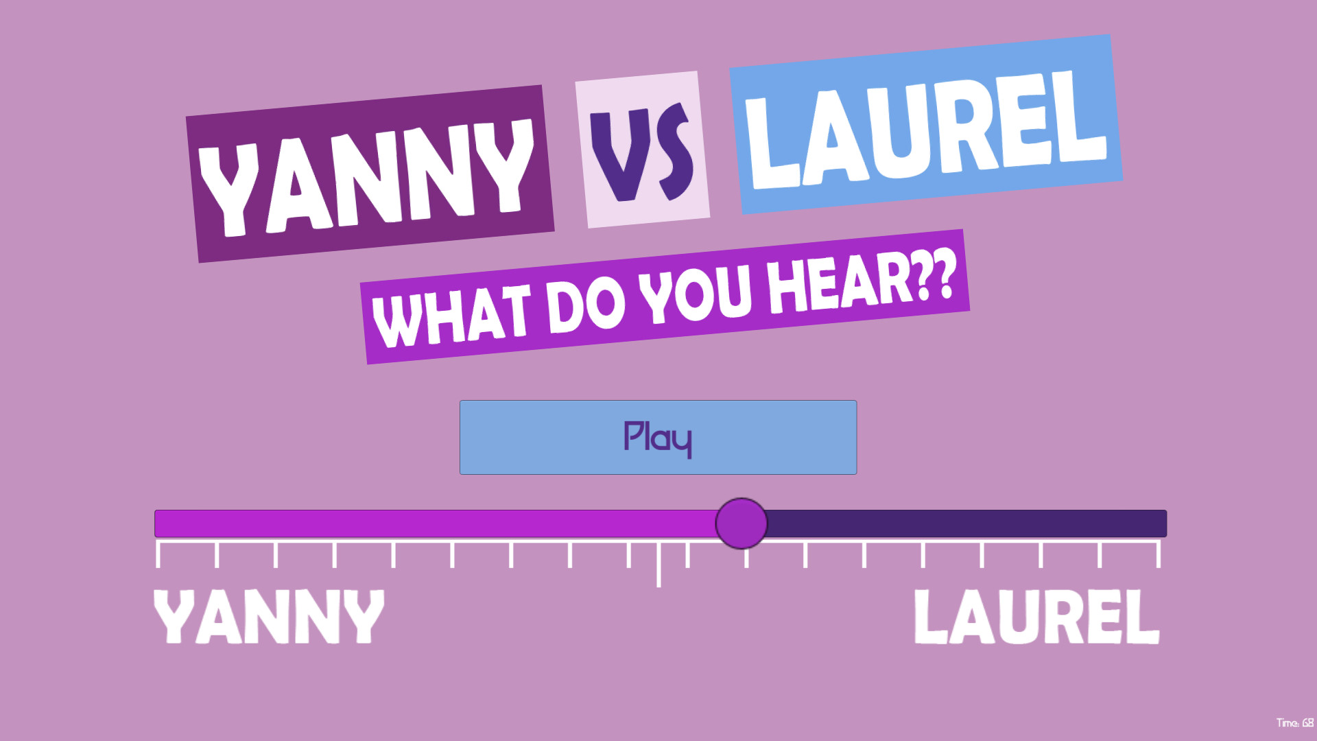What do you hear?? Yanny vs Laurel Steam CD Key, 0.75 usd