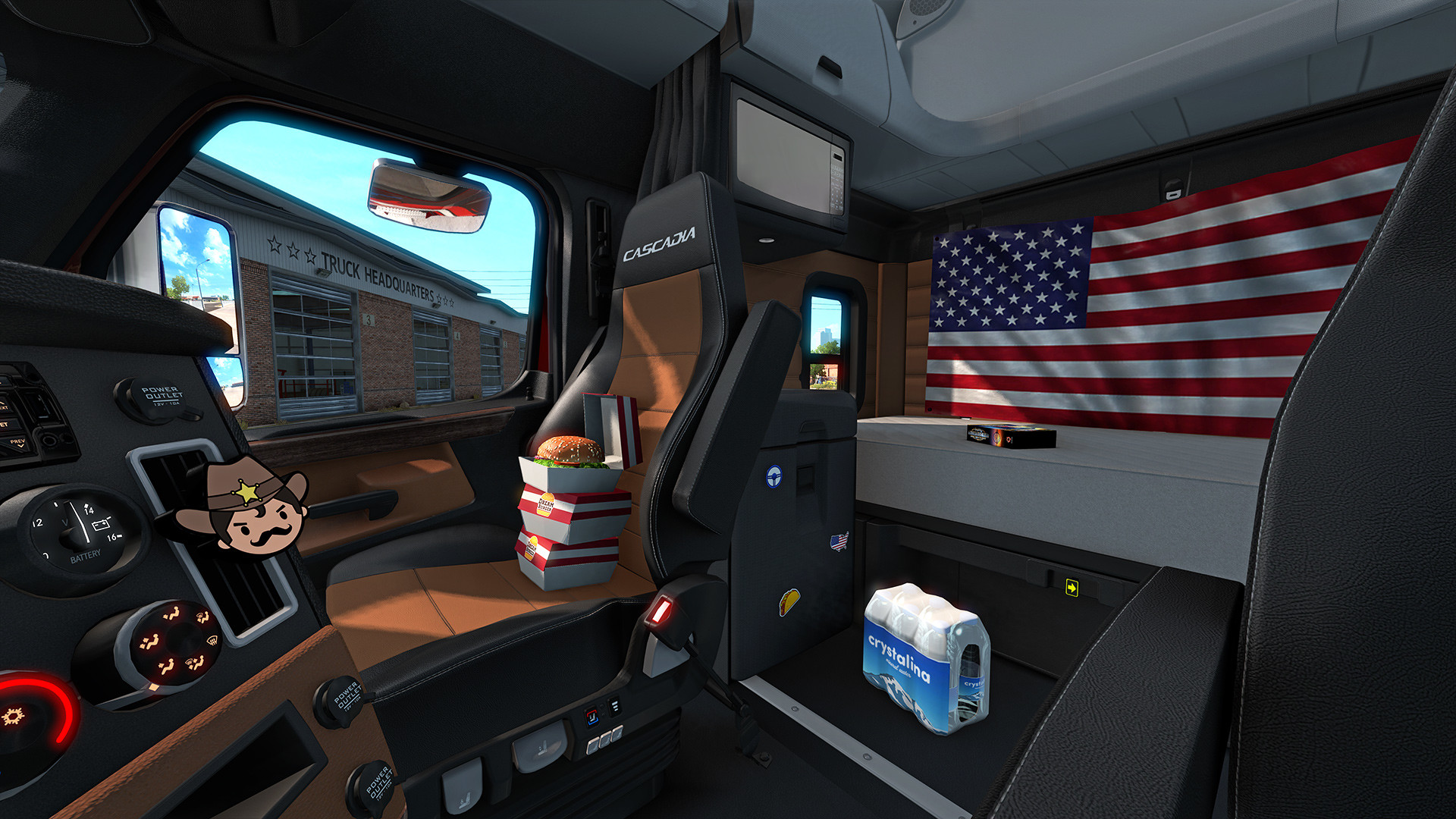 American Truck Simulator - Cabin Accessories DLC Steam CD Key, 124.46 usd