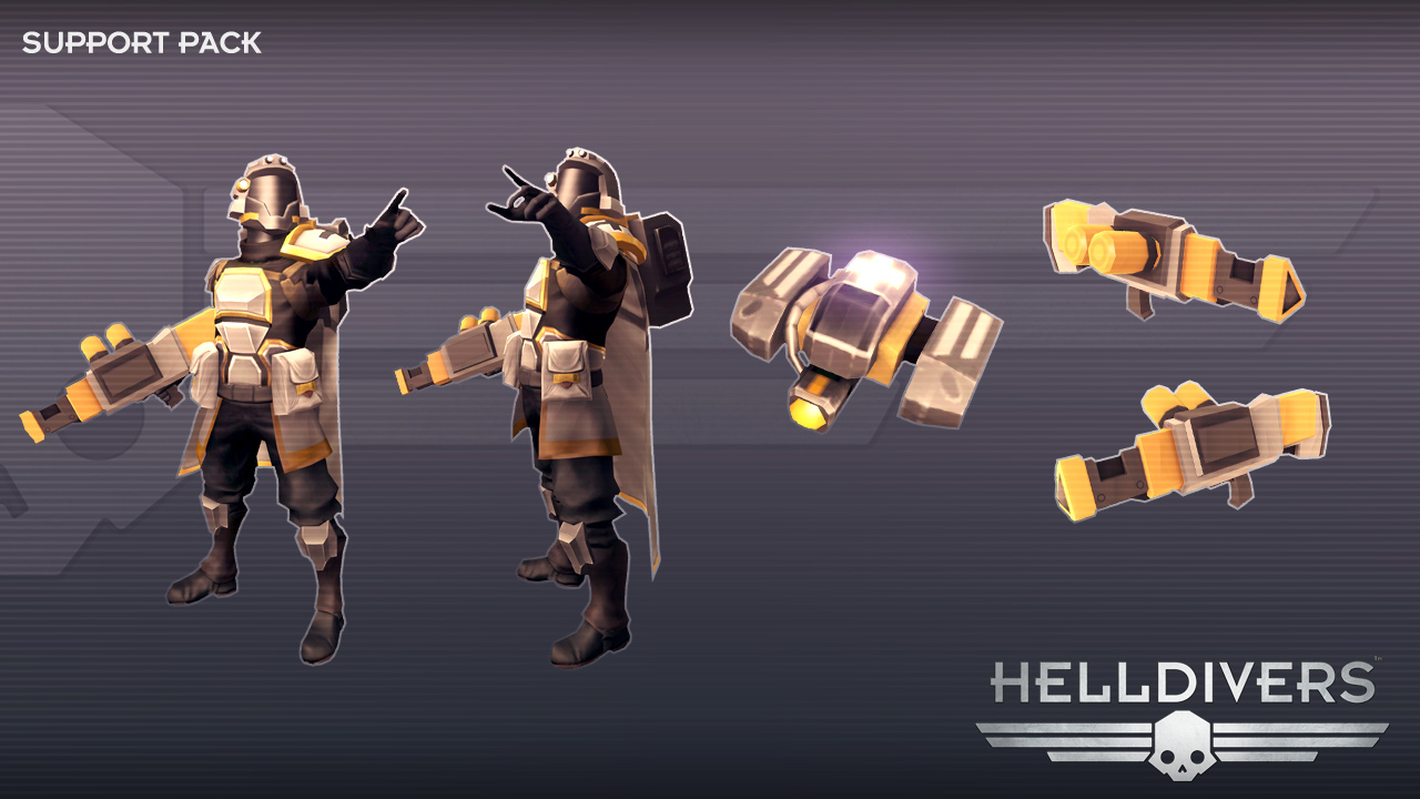 HELLDIVERS - Support Pack DLC Steam CD Key, 0.95 usd