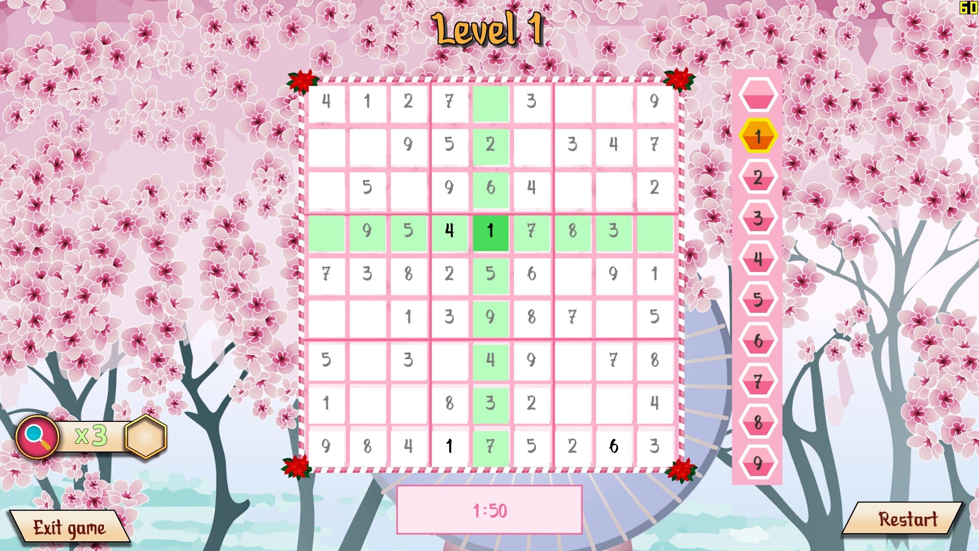 Mega Sudoku - Binary & Suguru Steam CD Key, 1.12 usd