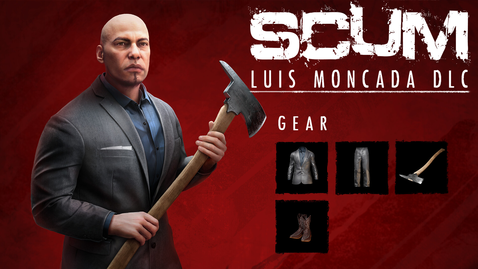 SCUM - Luis Moncada Character Pack DLC Steam CD Key, 8.94 usd