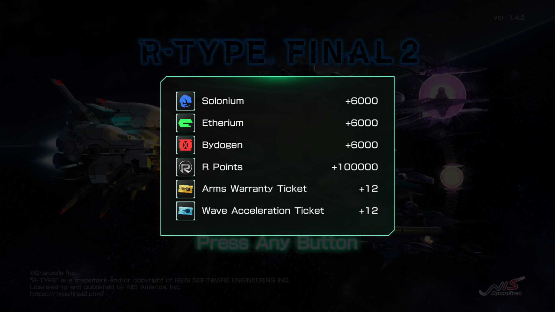 R-Type Final 2 - Ace Pilot Special Training Pack II DLC Steam CD Key, 4.66 usd
