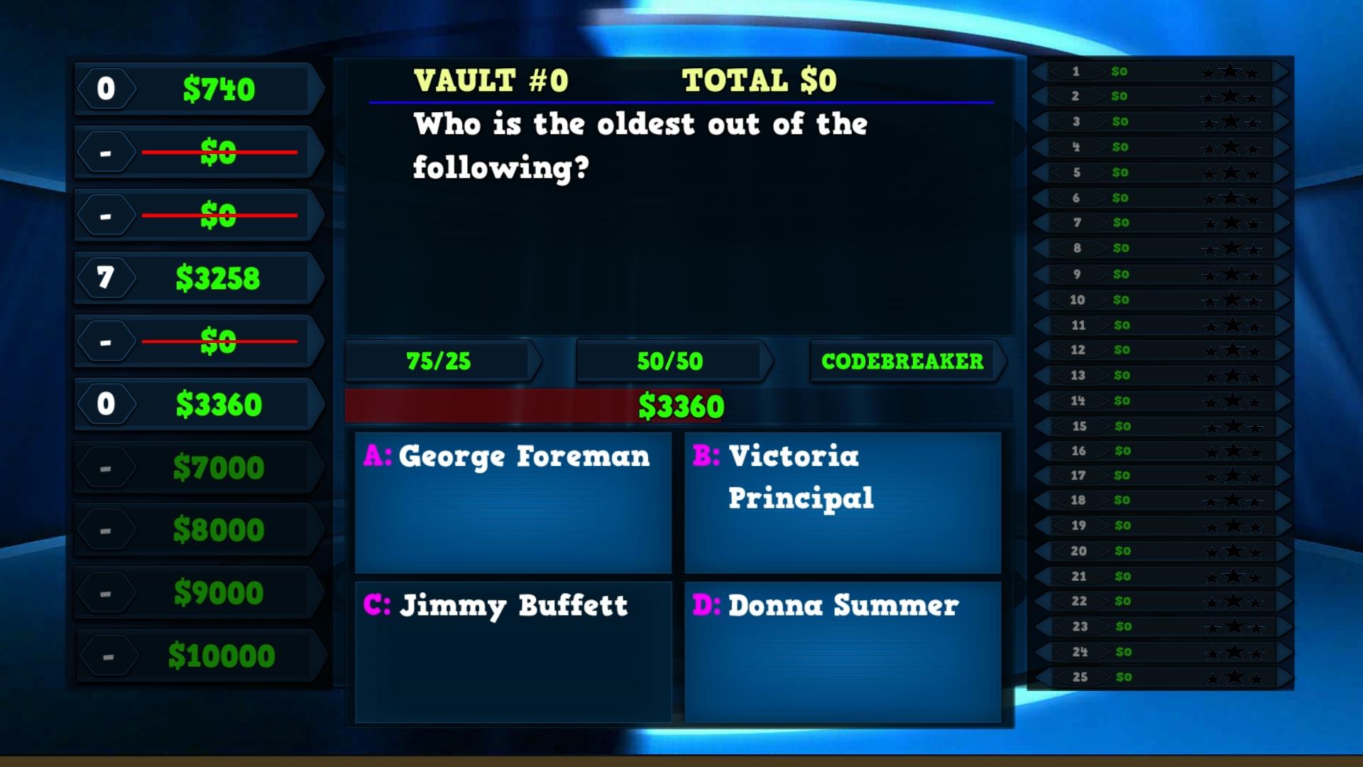 Trivia Vault: Celebrity Trivia Steam CD Key, 0.47 usd